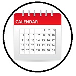 one calendar month icon
